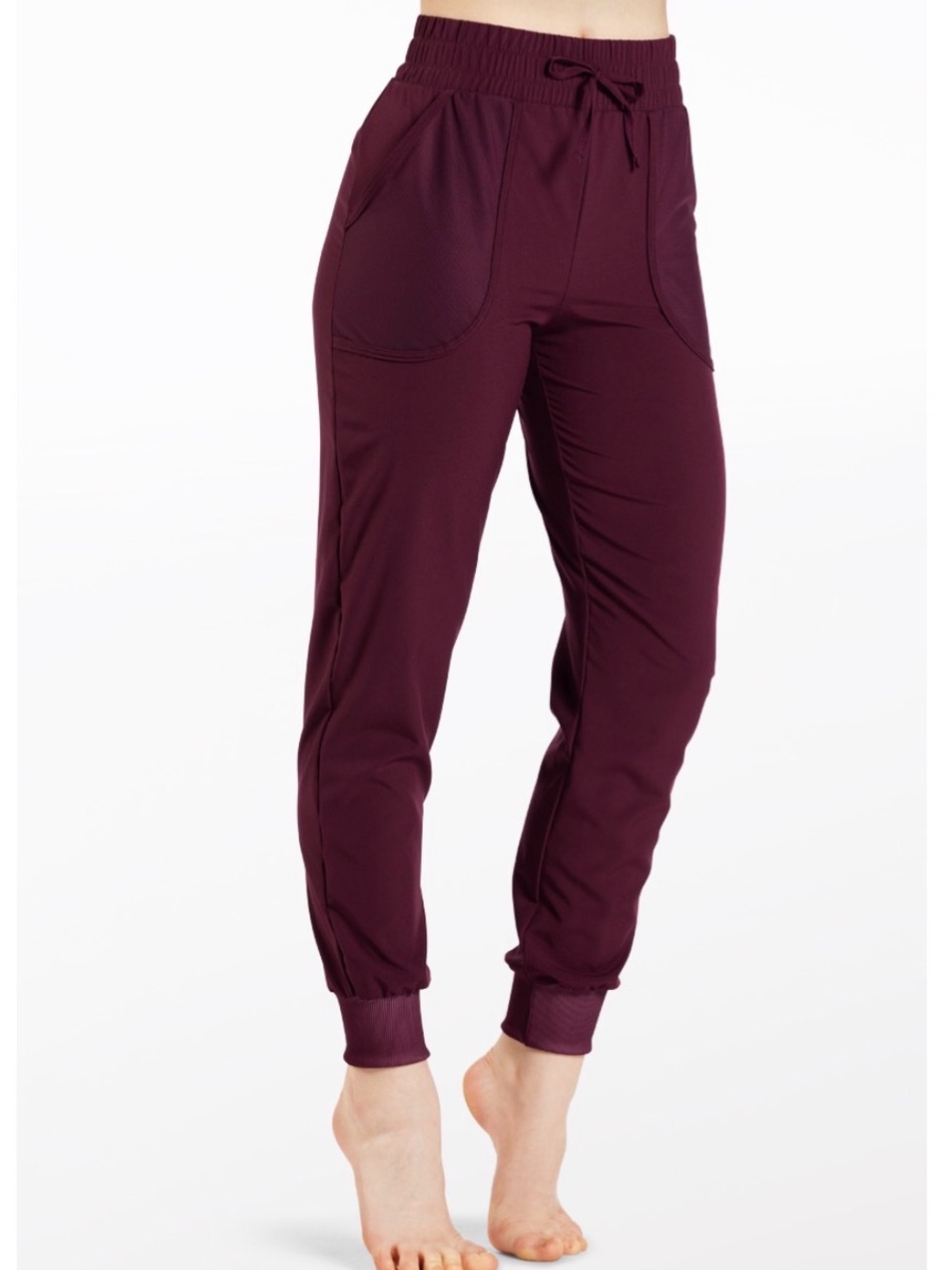 balera Women's Drawstring Jogger Pants - Burgundy